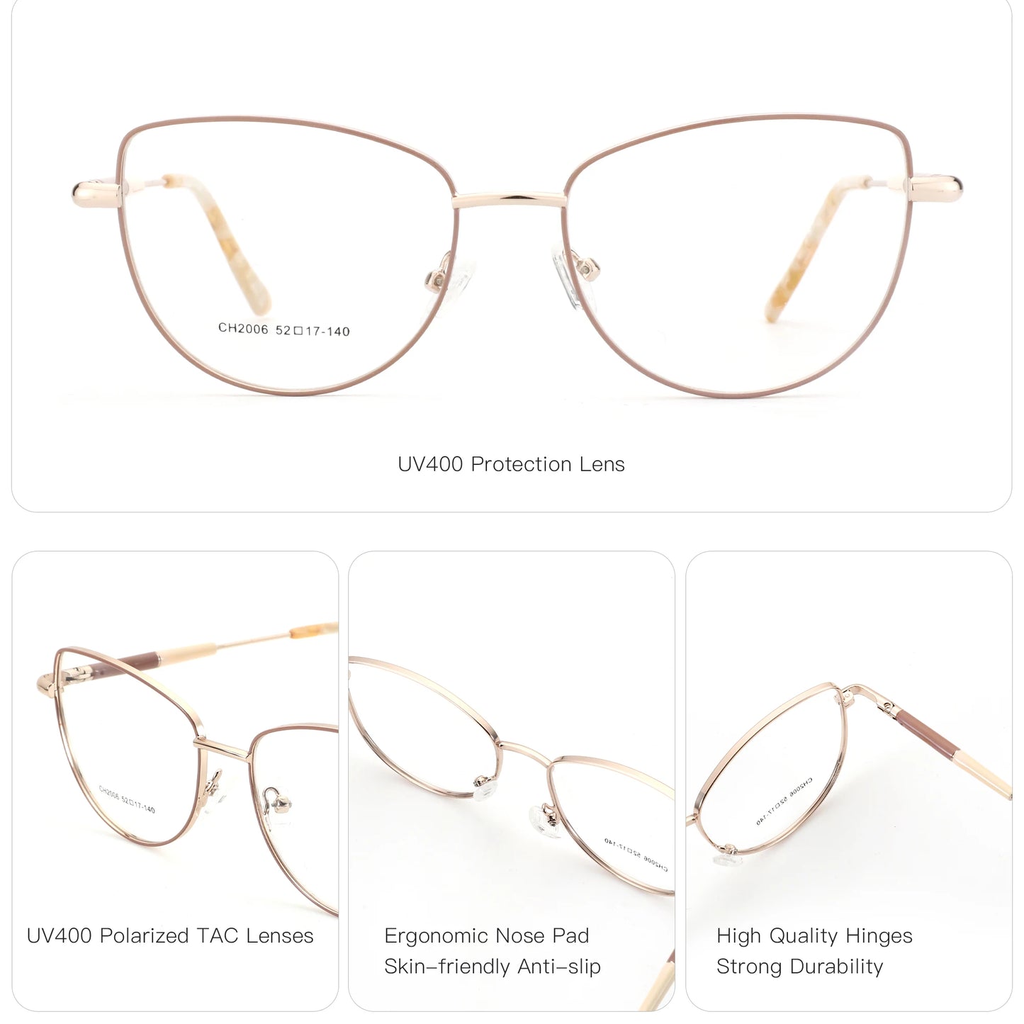 Trendy Women's Cat Eye Butterfly Glasses | Stylish Eyewear