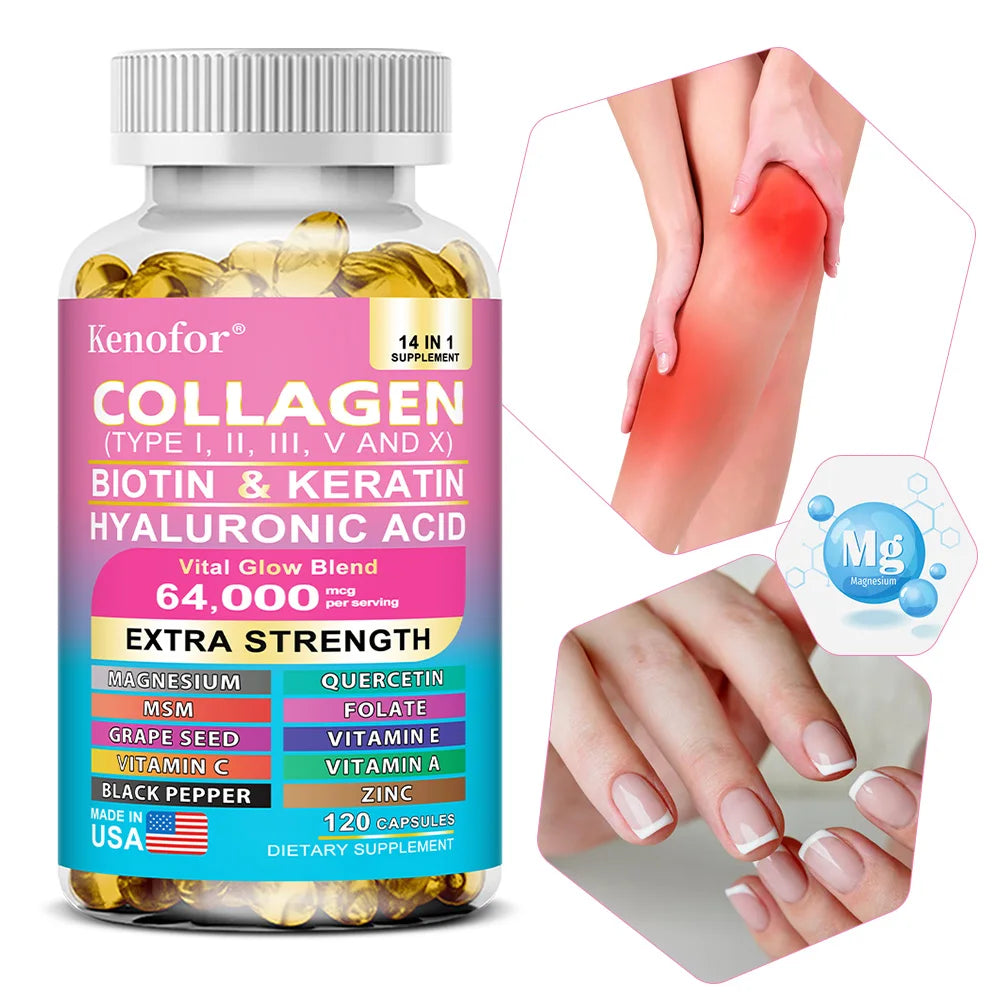 Complex Collagen Capsules for Skin, Joints & Overall Health