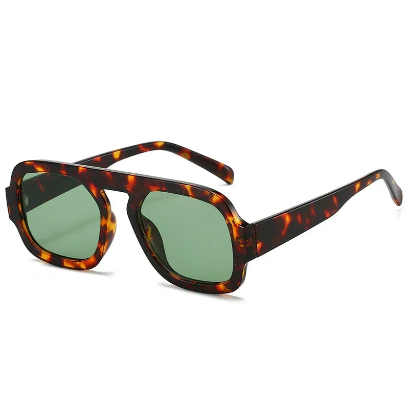 Retro Square Sunglasses for Men and Women | UV400 Protection Shades