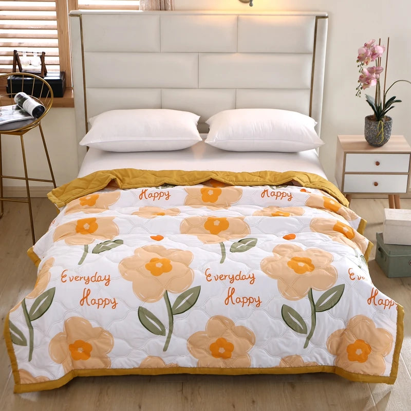 Cool Summer Quilt | Soft, Breathable Air Conditioner Blanket