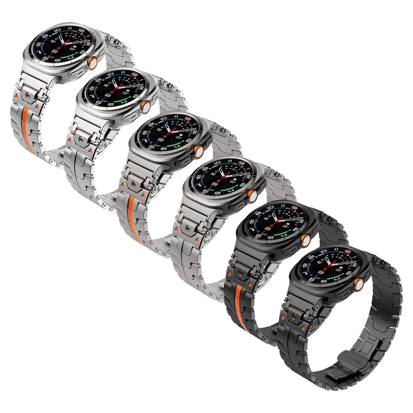 Luxury Stainless Steel Strap for Galaxy Watch 7 Ultra 47mm
