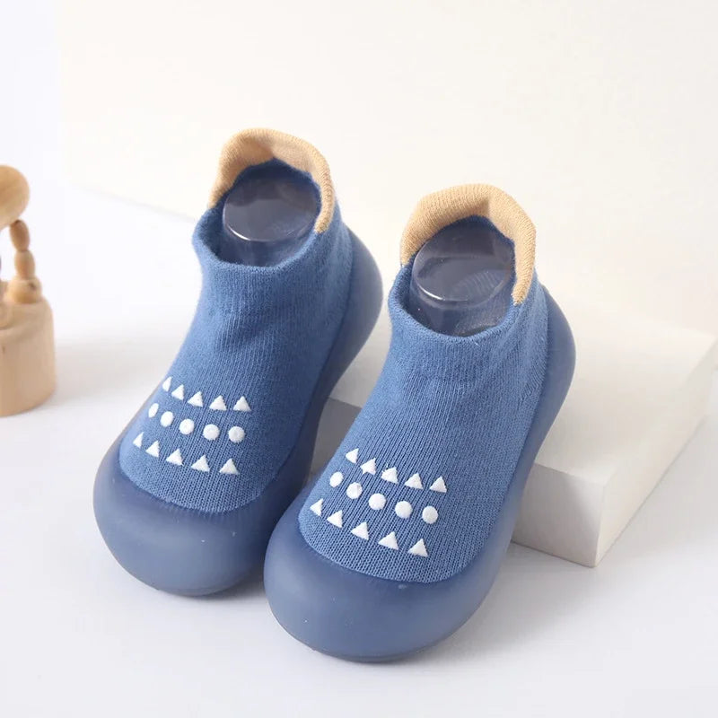 Cute Cartoon Baby Socks Shoes | Soft Rubber Sole for First Walkers