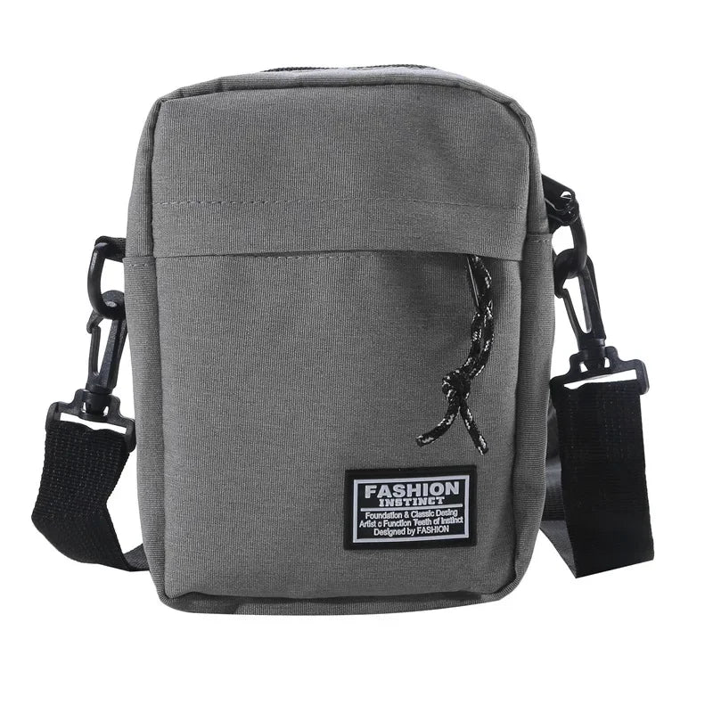 Casual Small Oxford Cloth Shoulder Bag for Men and Women