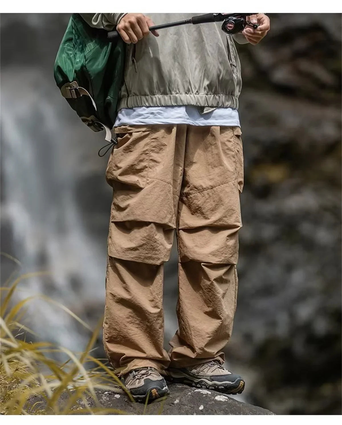 Men's Waterproof Hip Hop Cargo Pants | Stylish Casual Workwear