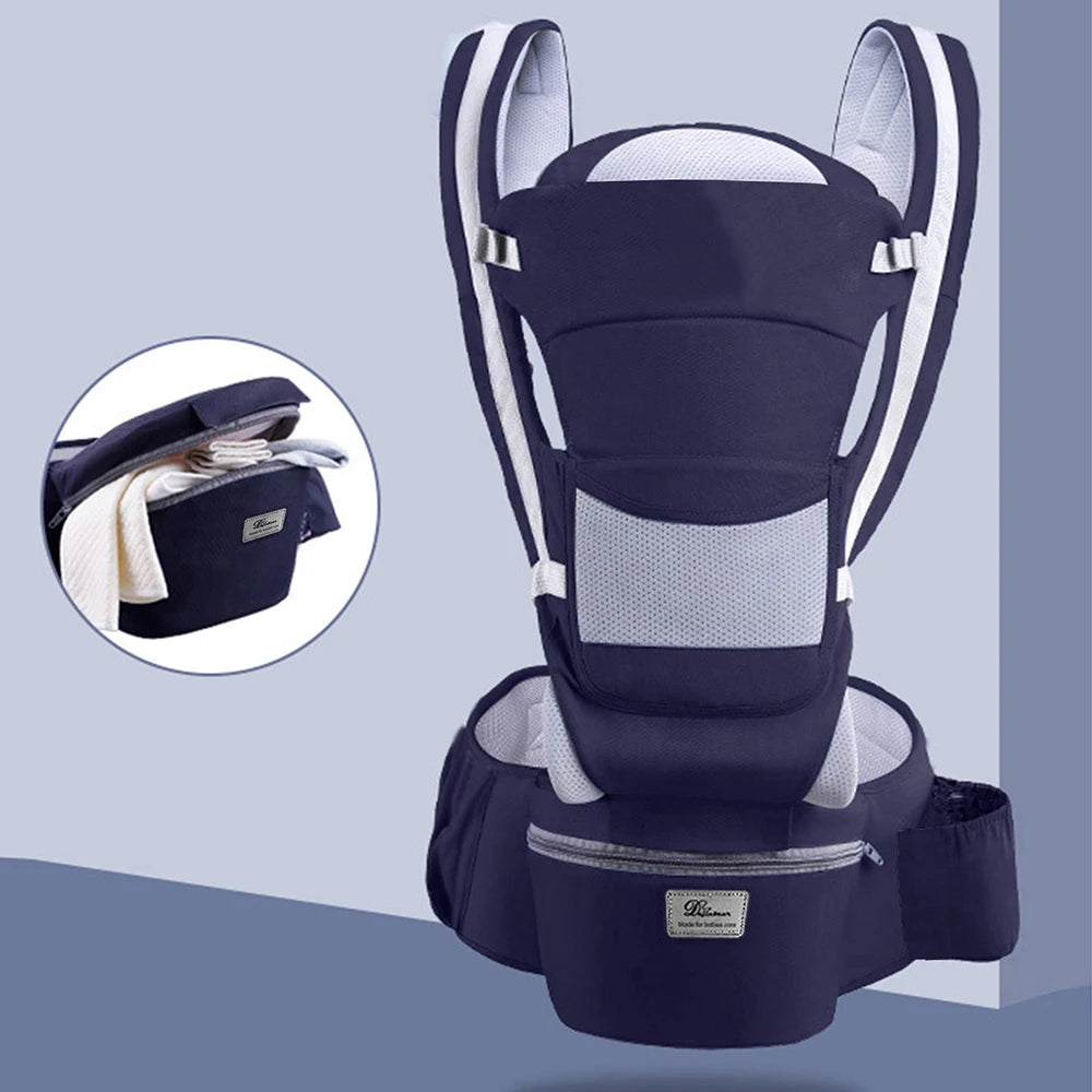 Ergonomic Baby Carrier Backpack | Comfortable Infant Hipseat Carrier