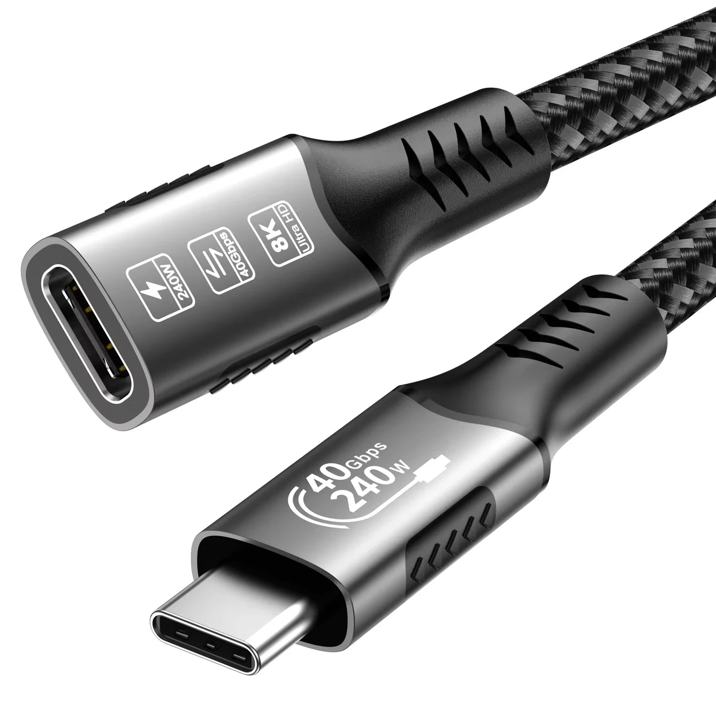 8K USB-C Extension Cable | High-Speed Charging & Data Transfer