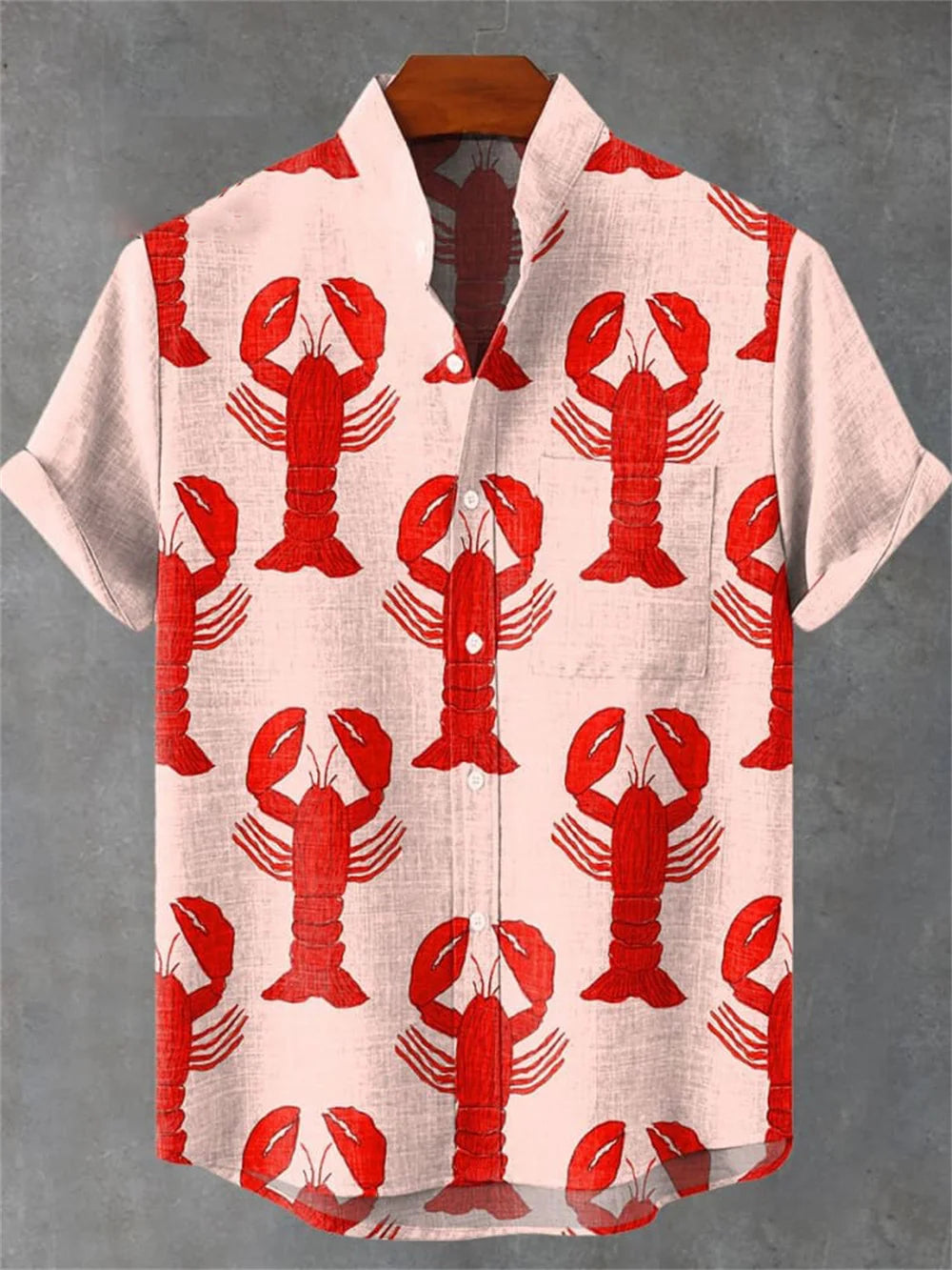 Men's 3D Printed Casual Long Sleeve Shirt | Retro Plant Design