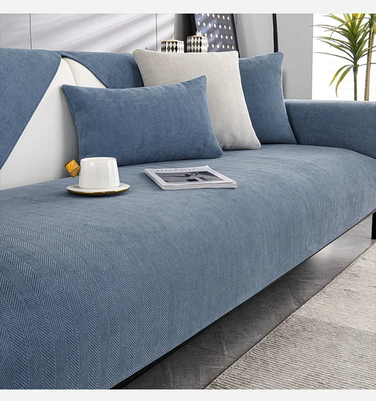 Universal Chenille Fabric Non-Slip Sofa Seat Cover | Home Decor