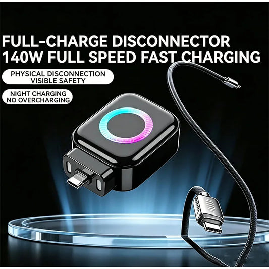 140W Smart Fast Charging Adapter with Safety Features