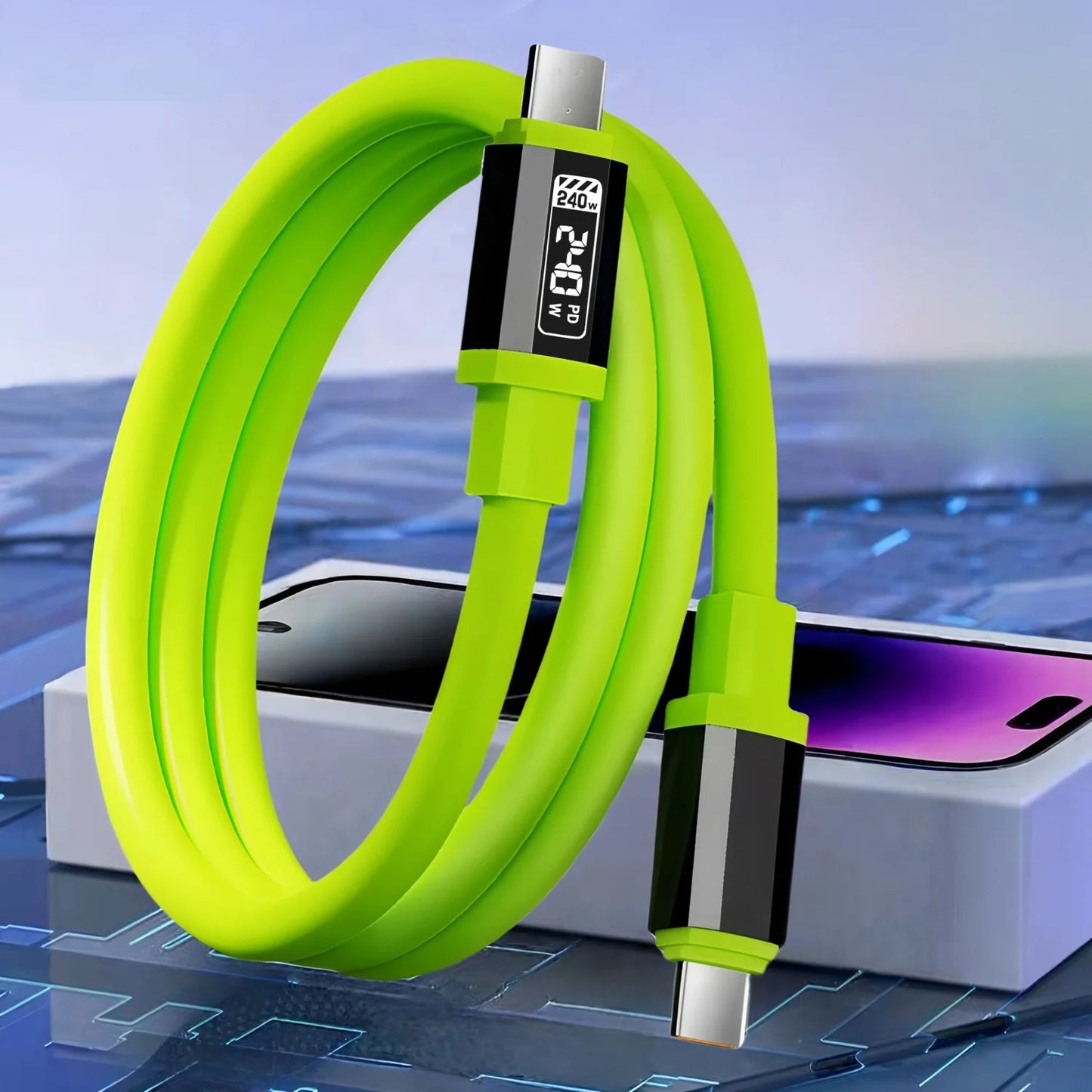 Fast Charging Type C Charger Cable | Durable & Quick Sync