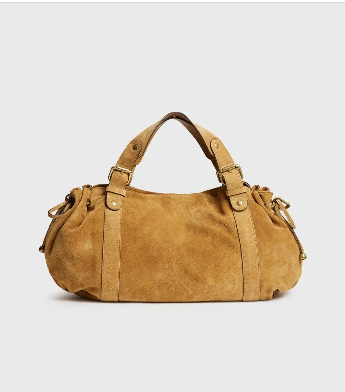 Bolso Tote Vintage de Cuero Lavado para Mujer | Elegante y de Gran Capacidad
