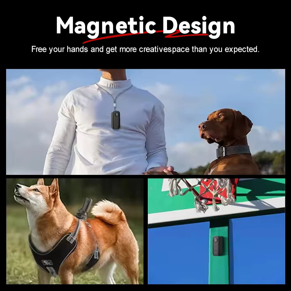 4K WiFi Waterproof Sports Camera | Outdoor Magnetic Action Cam