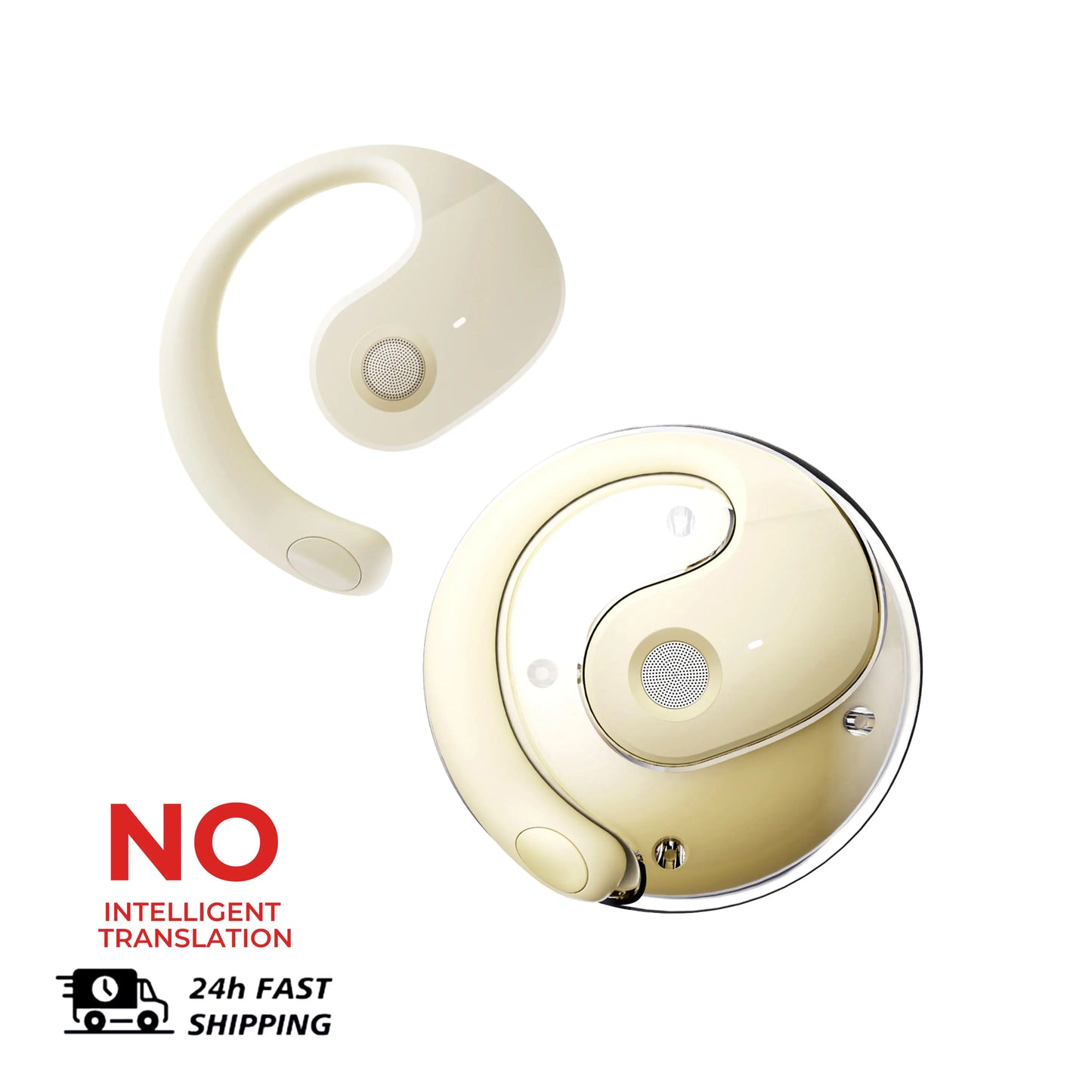 Smart Waterproof Wireless Translation Earbuds for Seamless Communication