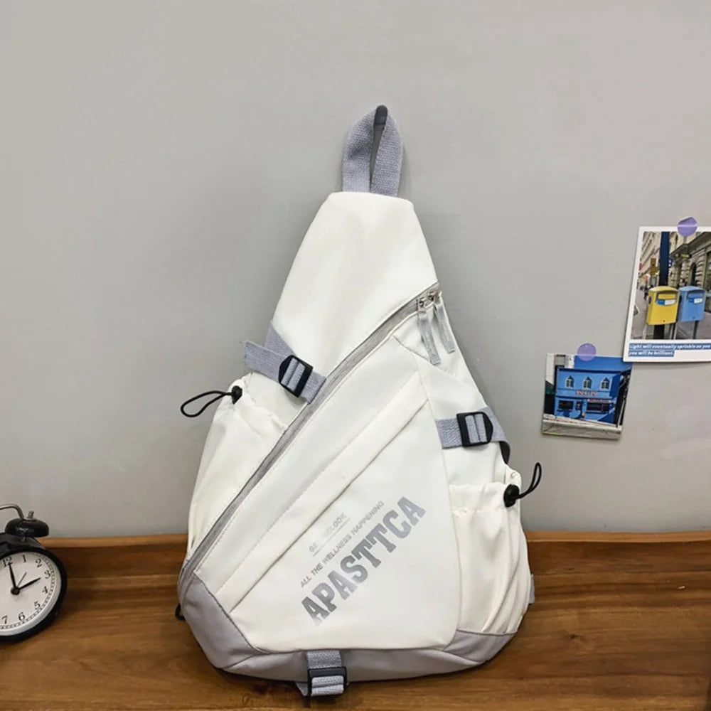 Trendy Portable Nylon Crossbody Bag for Travel & Sports