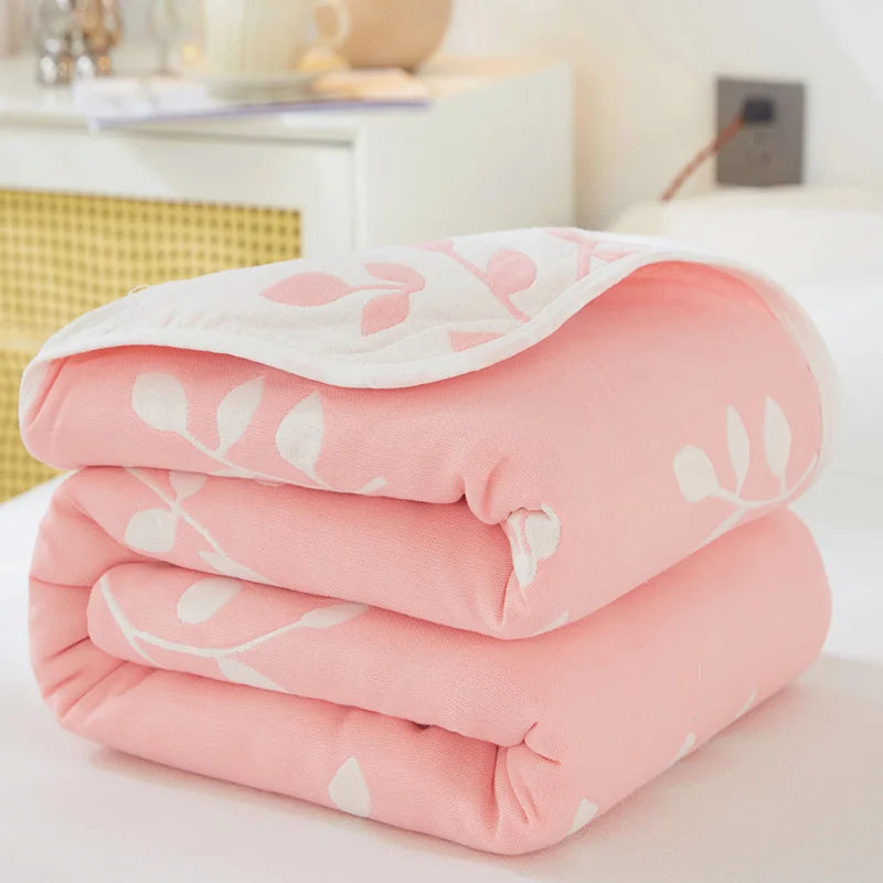 Breathable Summer Quilt | Multi-functional Cotton Towel Blanket