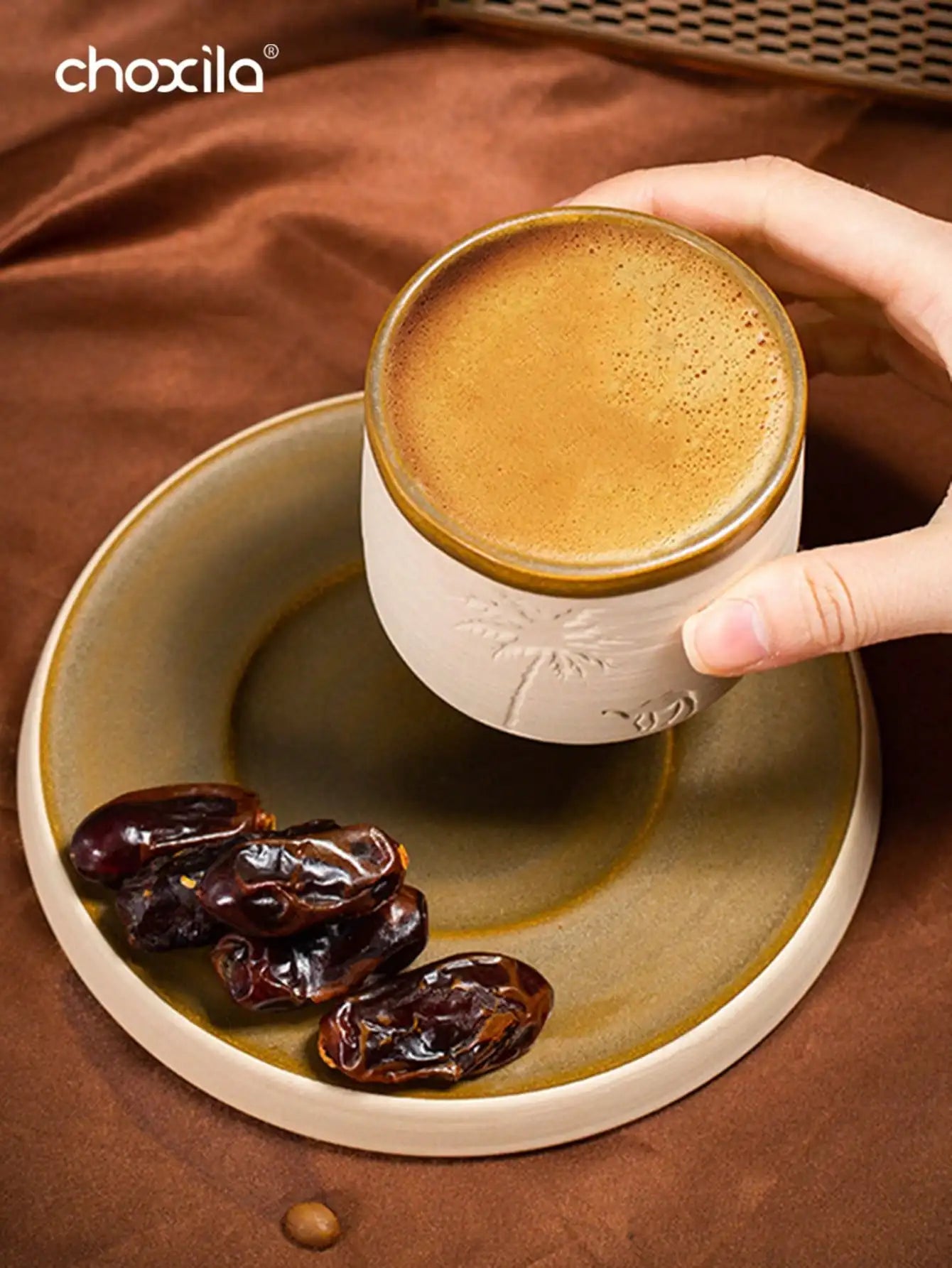 Desert Camel & Palm Tree Ceramic Coffee Mug | Unique Home Decor