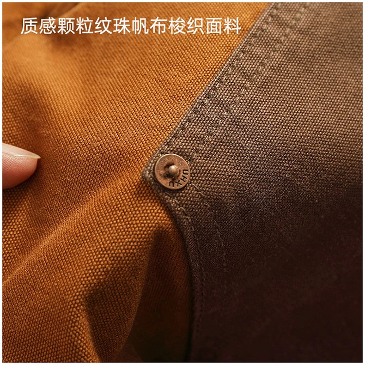 Vintage Cargo Overalls for Men | Stylish Heavy Canvas Pants
