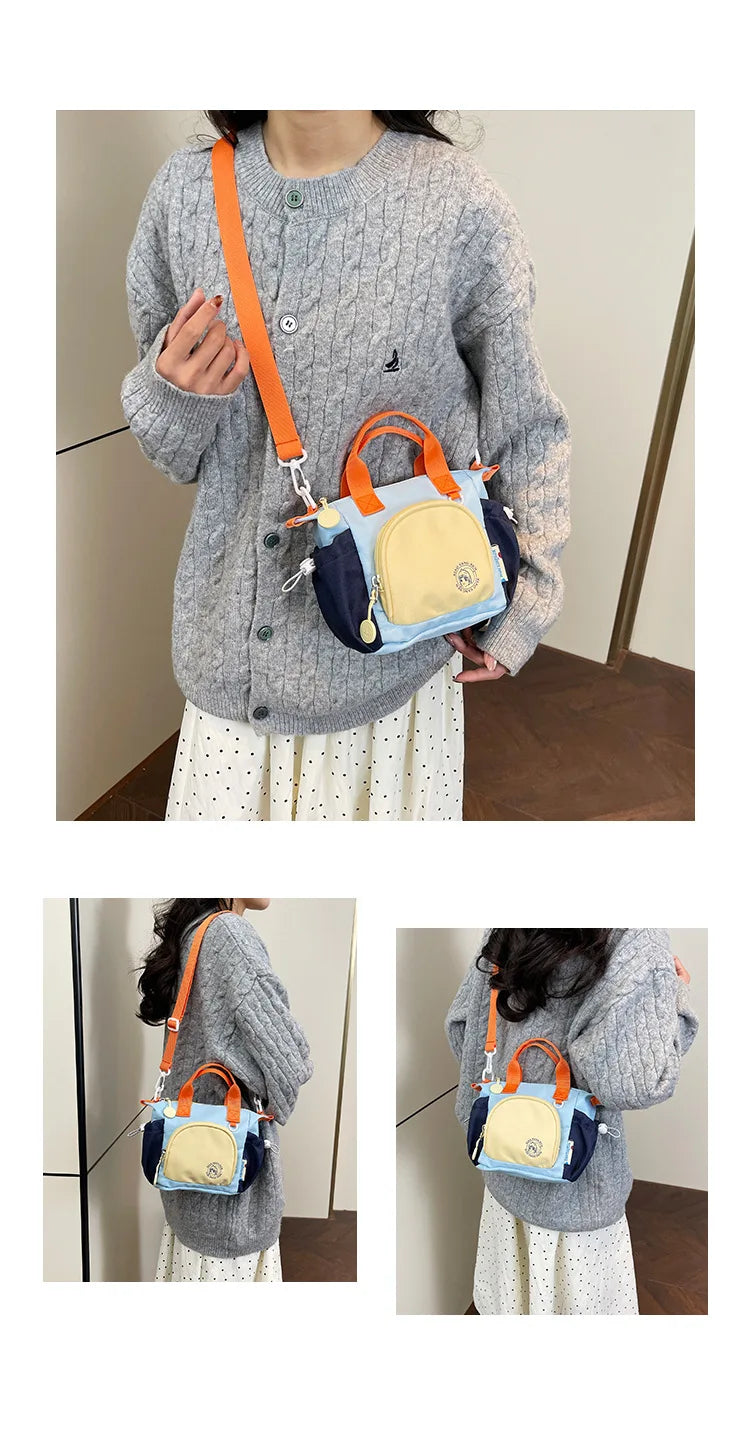 Elegante Bolso de Hombro Color Block | Bandolera Versátil para Mujer