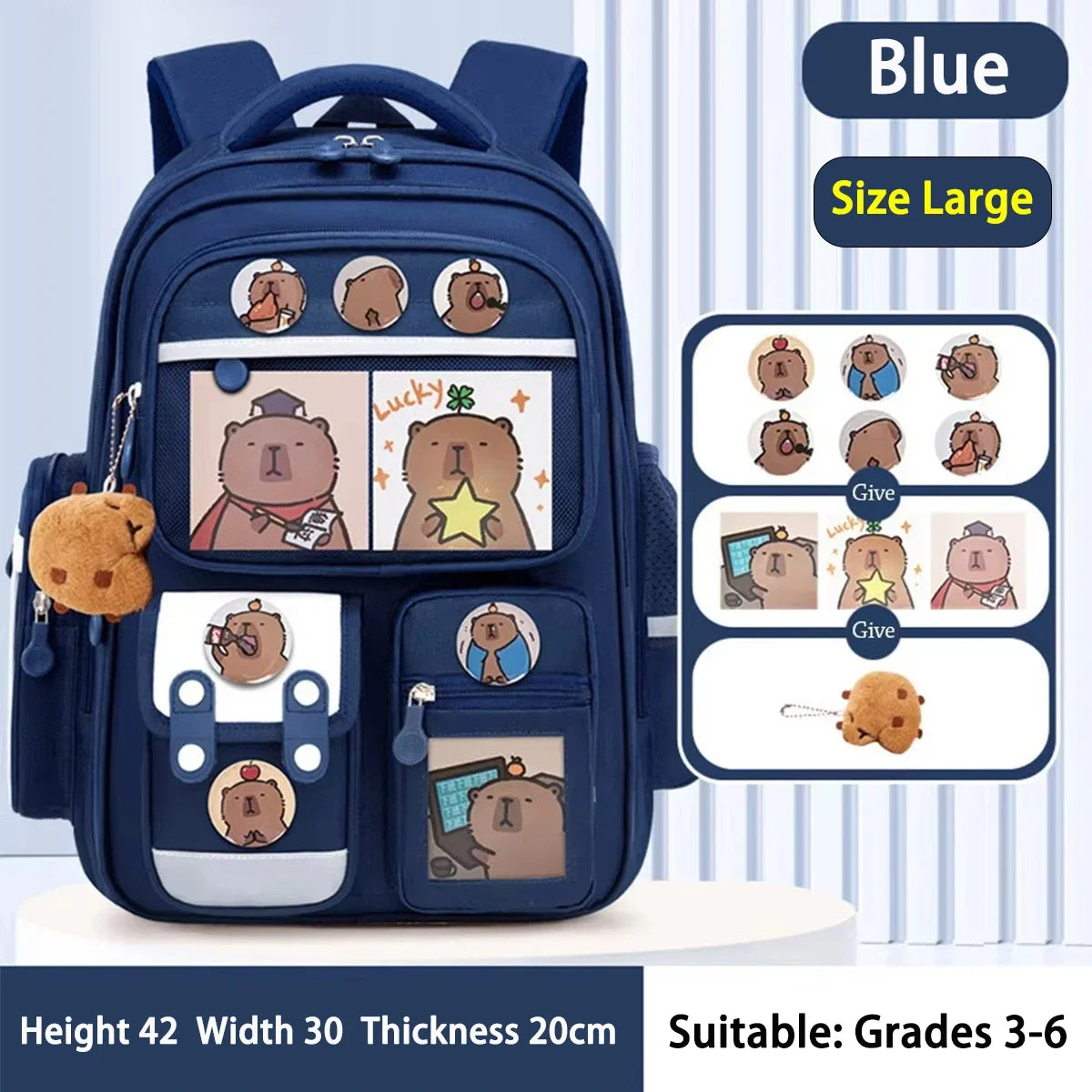 Waterproof Large Capacity Backpack for Students | Comfortable and Durable