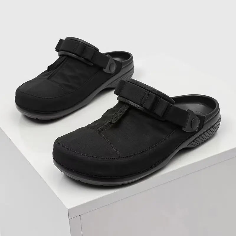 Men Slip On Summer Beach Shoes Cold Bonded Cork Sole Casual Birken Sandals Non Slip Outdoor Slippers Size 38-43
