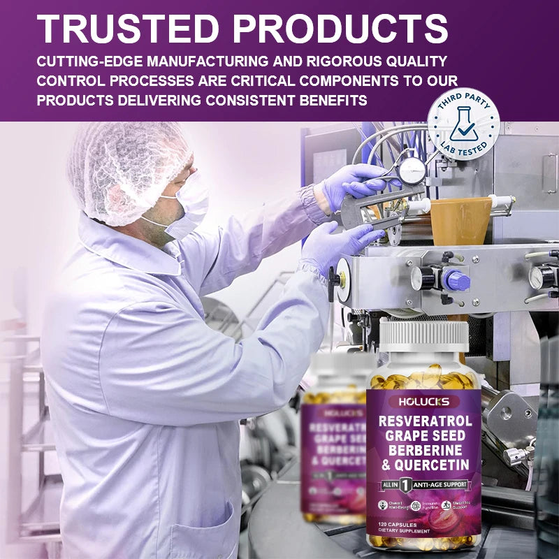 Resveratrol Supplement for NAD+ Boost, Anti-Aging & Wellness