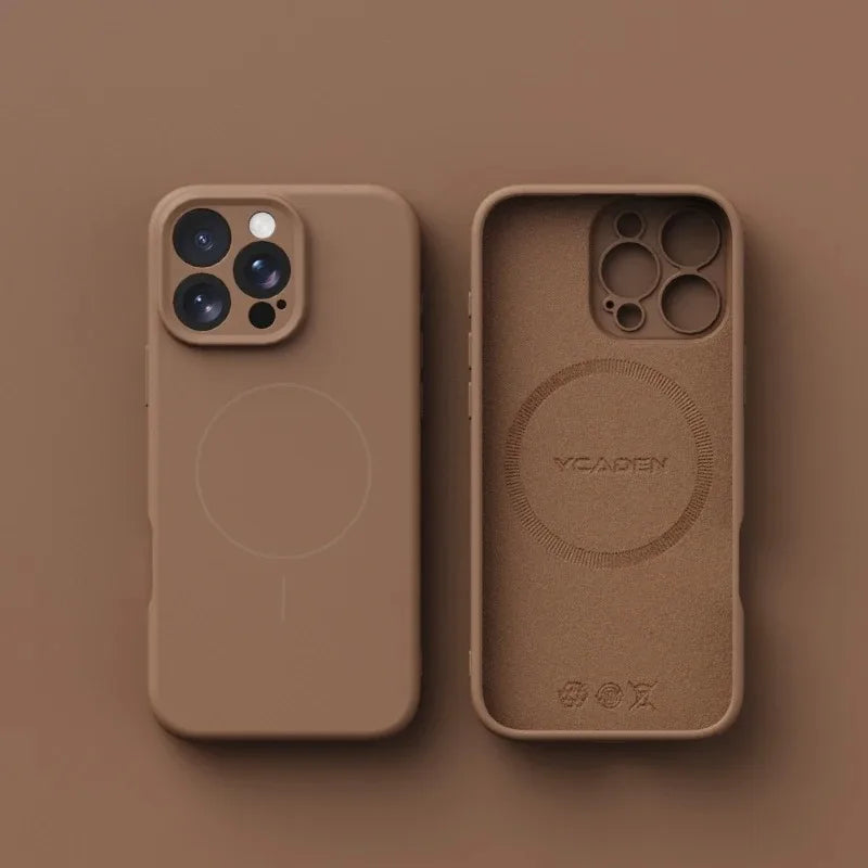 Magnetic Luxury Wireless Charger Case for iPhone | Soft Silicone