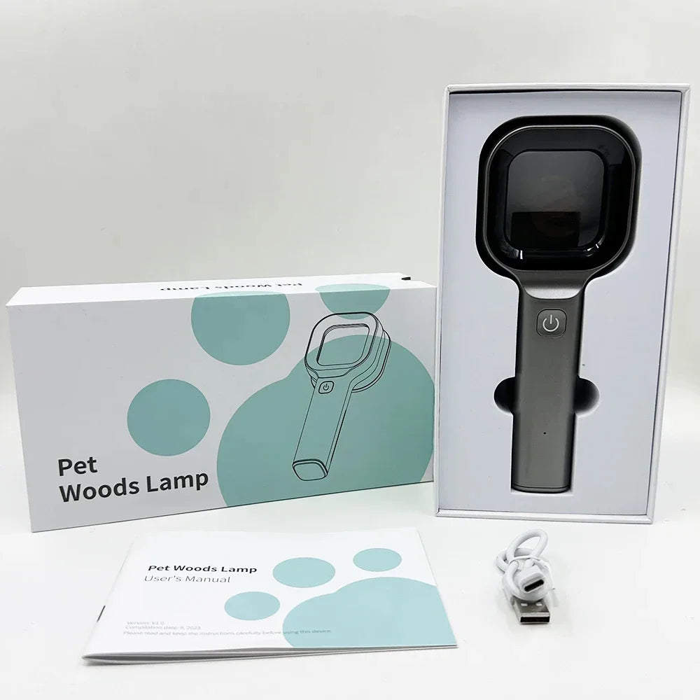 Handheld Pet Skin Diagnosis Light | USB Charging Filter Lamp