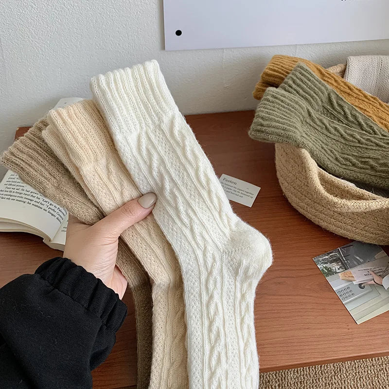 Women's Thicken Cashmere Wool Socks | Cozy Winter Essential