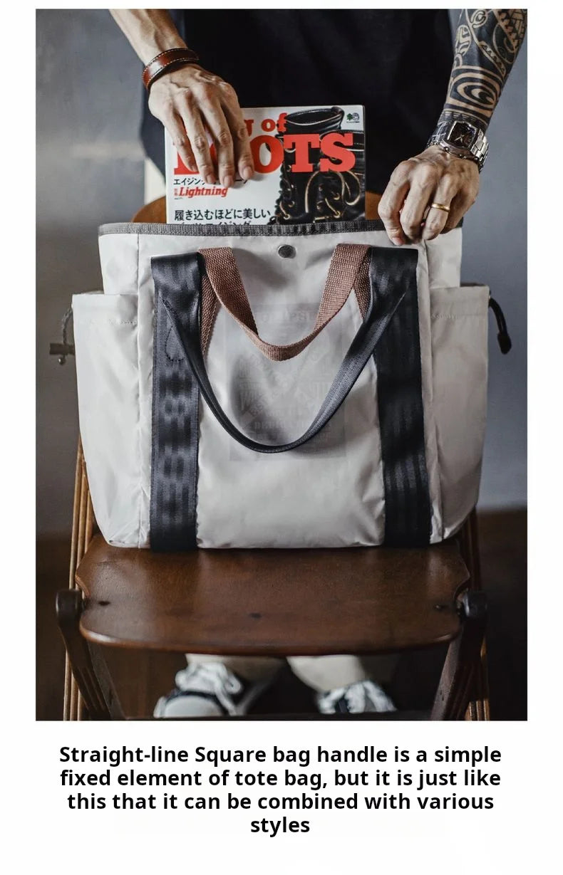 Waterproof Men's Tote Bag | Large Capacity Laptop Shoulder Bag
