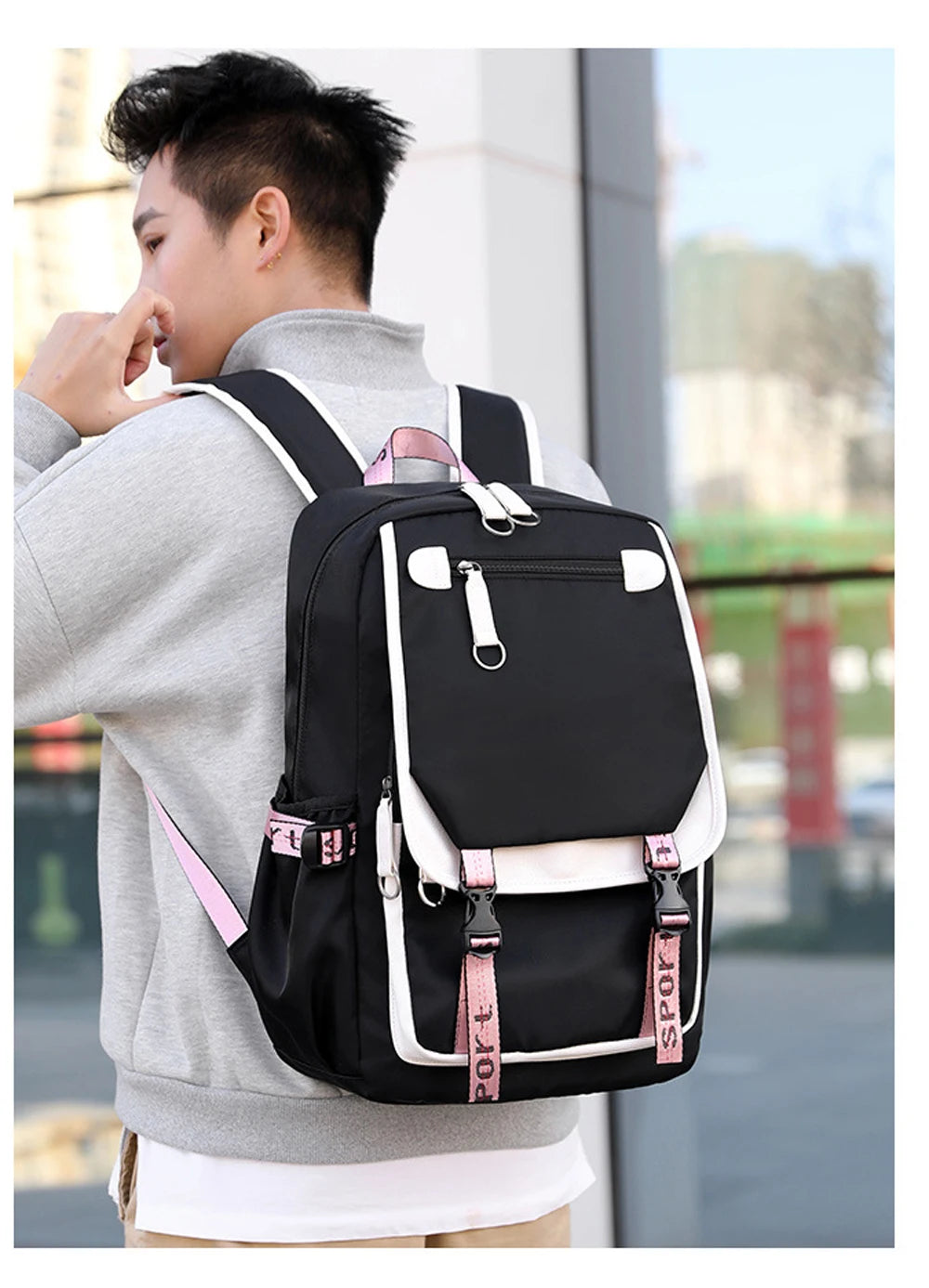 Cute Anime Dog School Backpack | Trendy Fashion Backpack for Teens