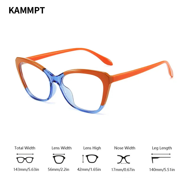 Trendy Cat Eye Blue Light Blocking Eyeglasses for Women