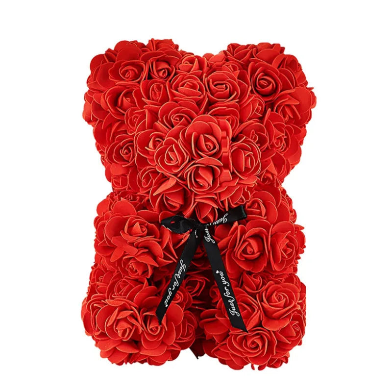 Artificial Flower Eternity Rose Teddy Bear | Perfect Gift for Moms