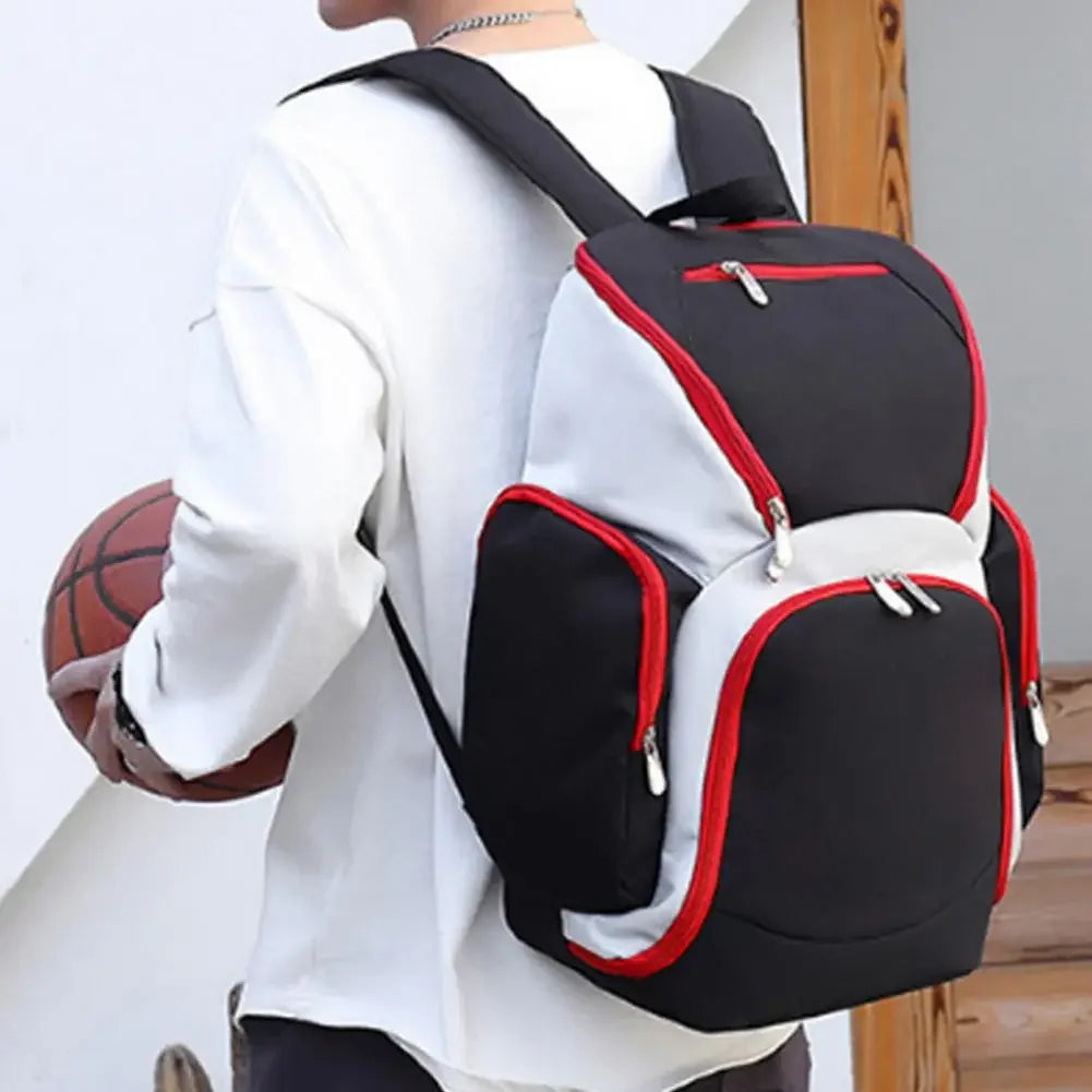 Large Capacity Basketball Backpack with Ball Holder | Sporty & Functional