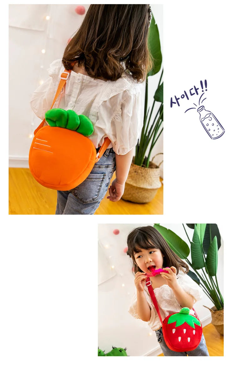 Cute Plush Baby Girls Coin Purse Handbags | Adorable Winter Bags