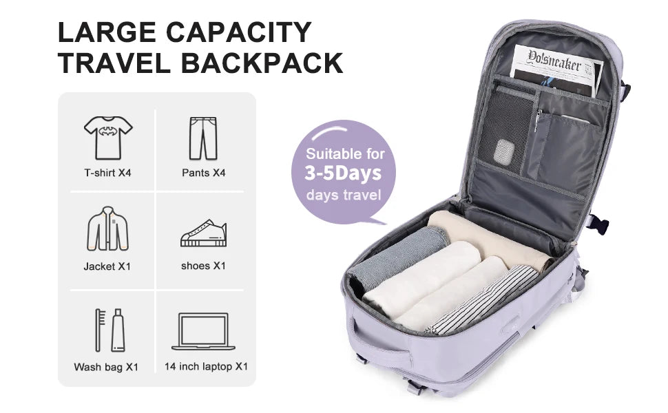 Stylish Travel Backpack for Women | Flight Approved Daypack