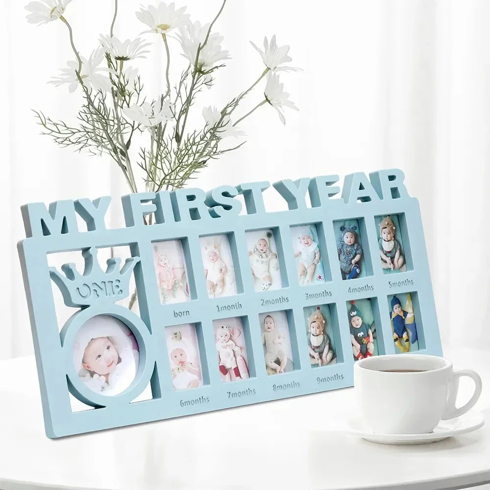 Newborn Baby Growth Photo Frame | My First Year Keepsake Gift