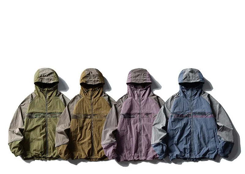 Men's Water-Resistant Hooded Jacket | Trendy Outdoor Style