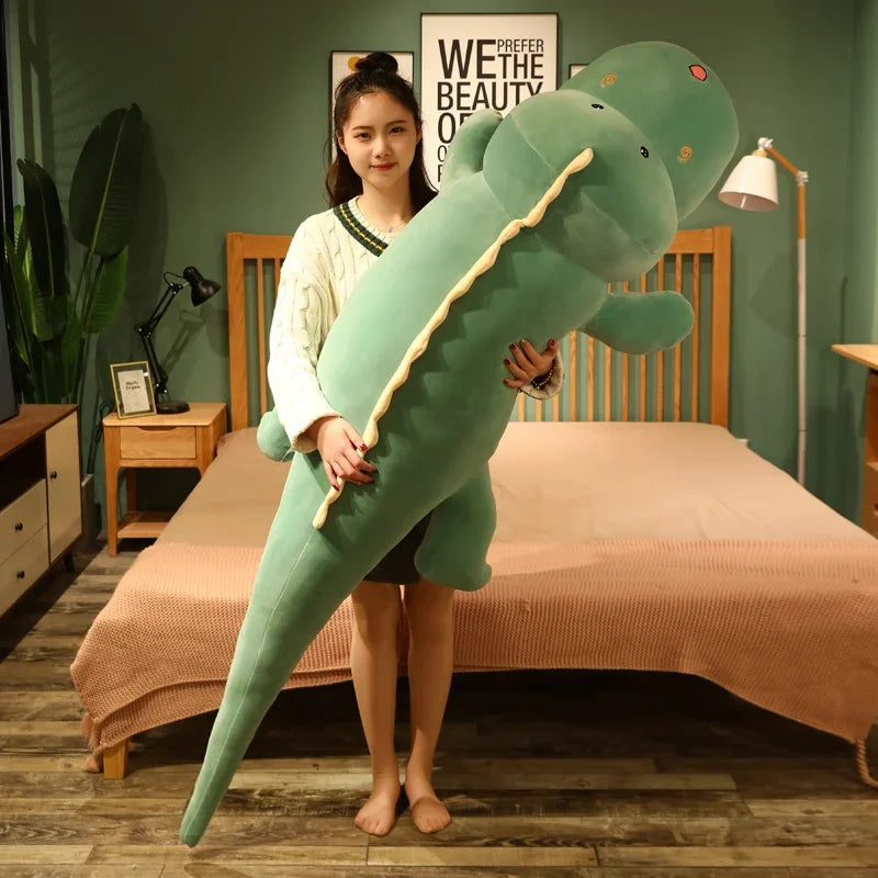 Cute Long Dinosaur Plush Toy | Soft Cartoon Stuffed Animal