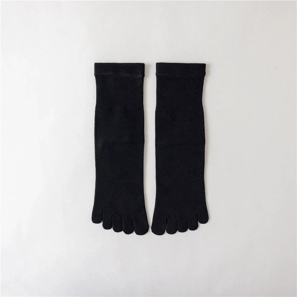 Compression Yoga Five Finger Socks for Women | Non-Slip Fitness Gear