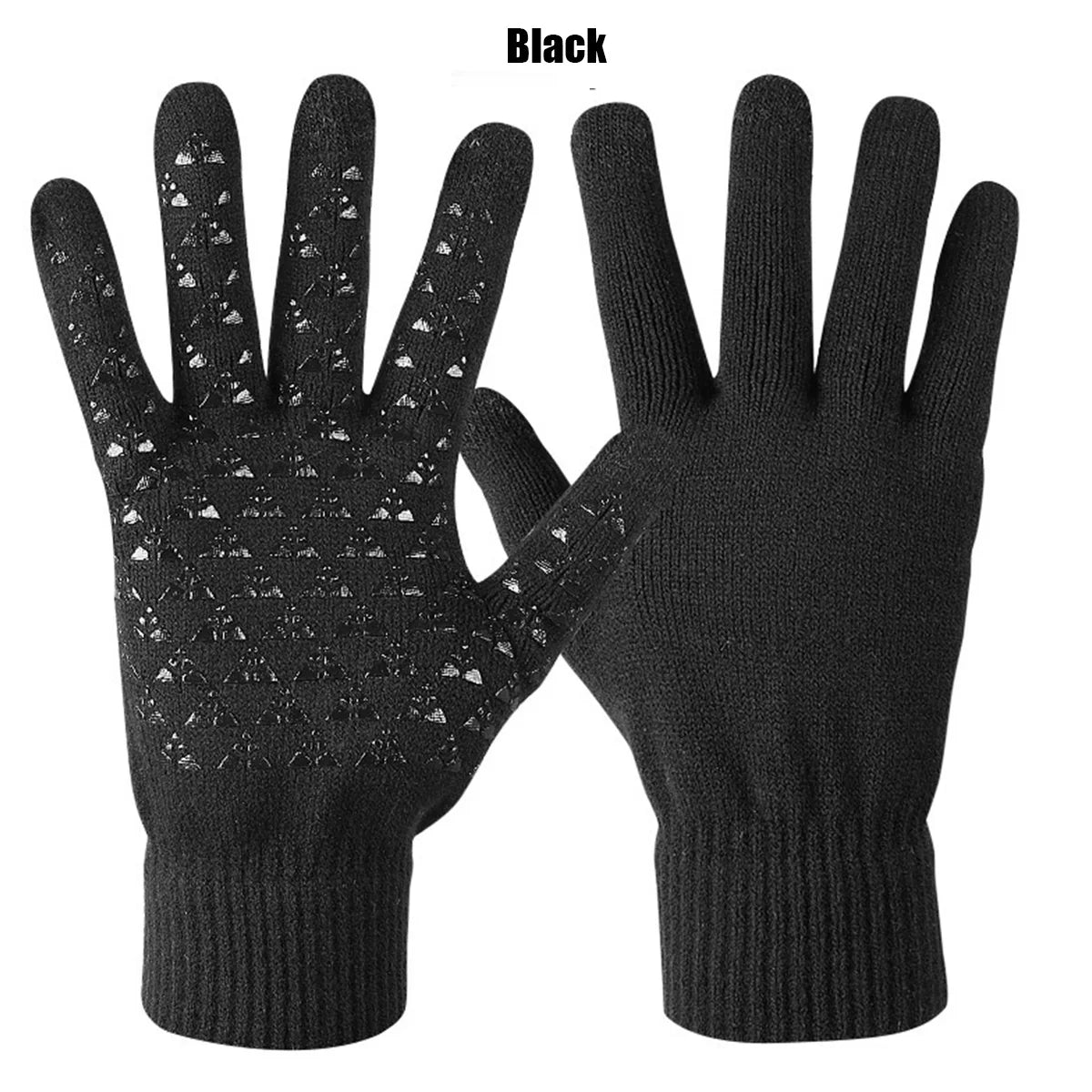 Thickened Velvet Touch Screen Winter Gloves | Unisex Warm Knitted