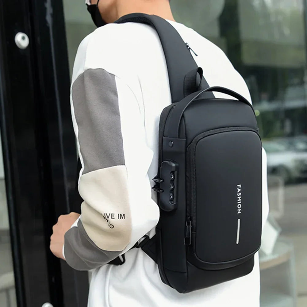 Multifunction Anti-theft USB Shoulder Bag | Stylish Crossbody Pack