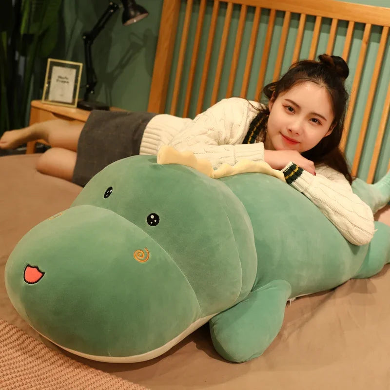 Cute Long Dinosaur Plush Toy | Soft Cartoon Stuffed Animal