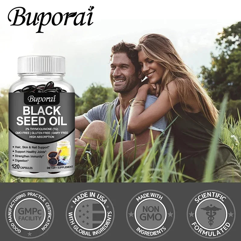 Black Seed Oil Capsules | Natural Immune, Joint & Skin Support