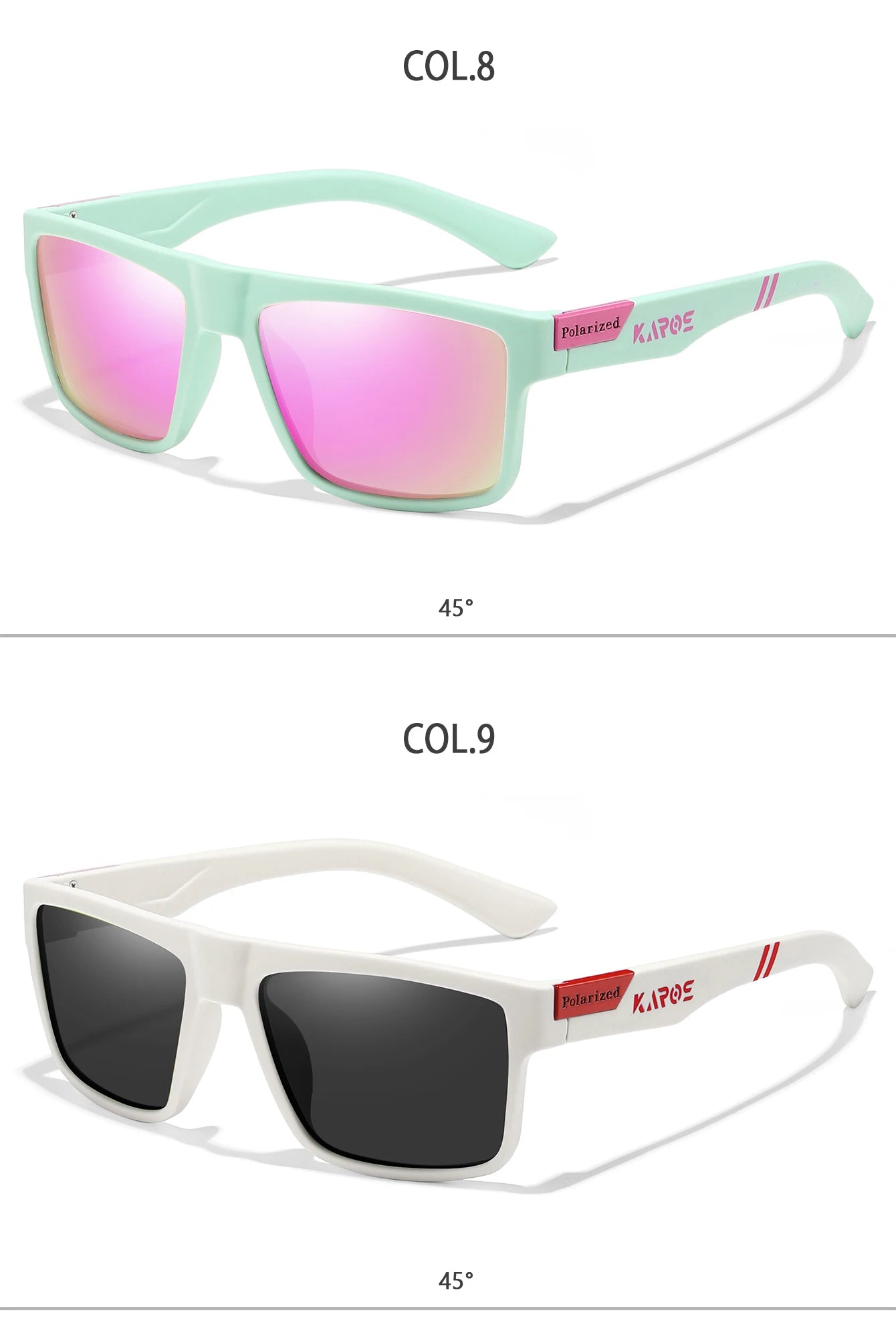 3-Piece Polarized Sport Glasses Set | UV400 Protection Eyewear