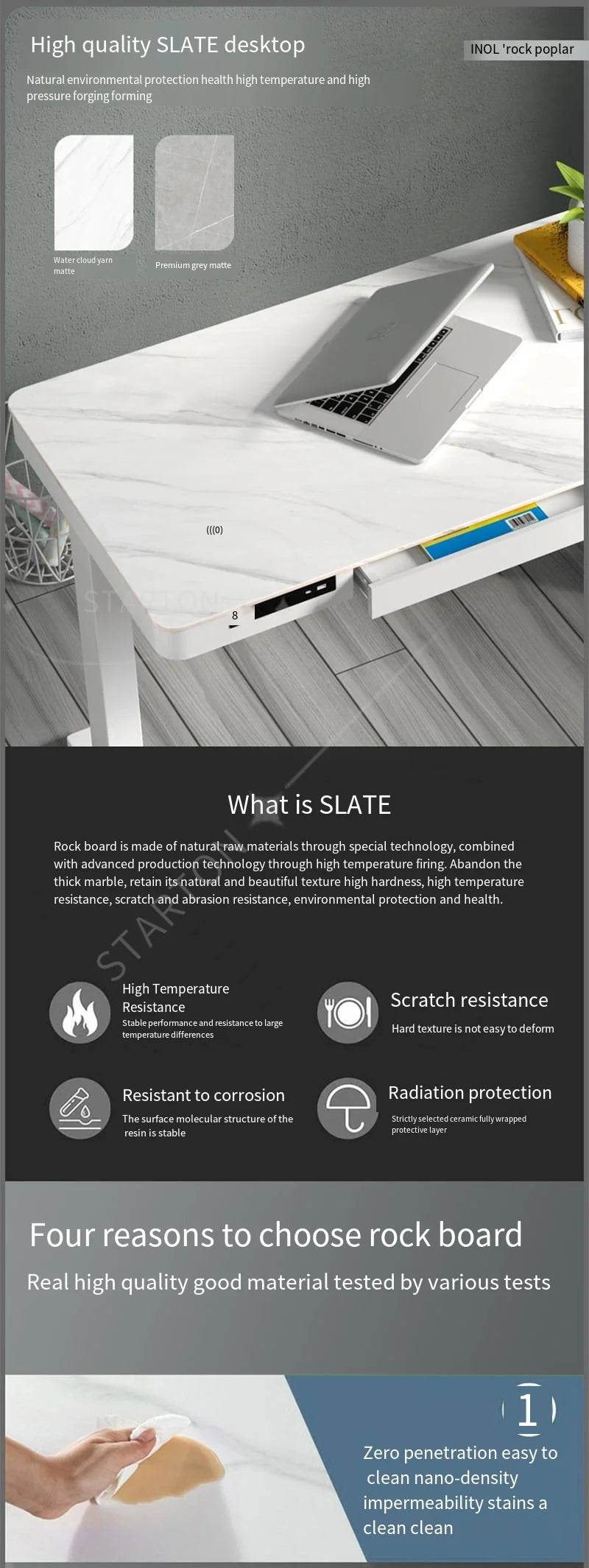 Smart Electric Height Adjustable Table | Modern Versatile Desk