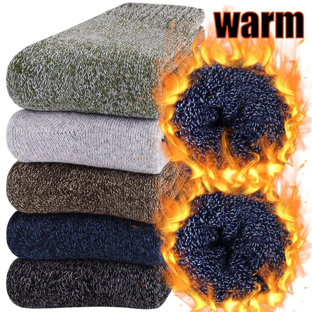 Men's Ultra Thick Casual Wool Socks | Warm Winter Comfort