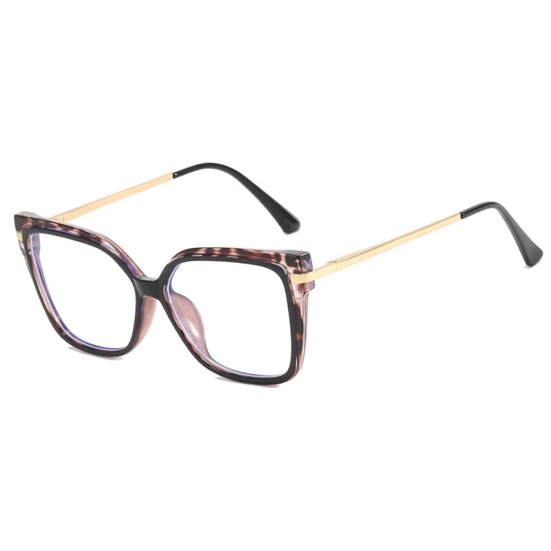 Stylish Retro Square Glasses Frame | Anti-Blue Light Protection