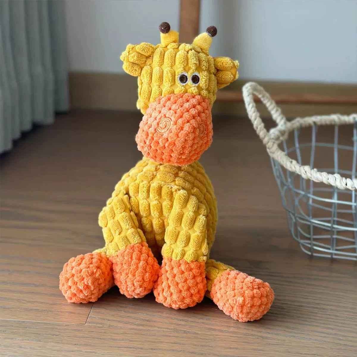 Cute Donkey Plush Toy for Dogs | Interactive Squeaky Pet Delight