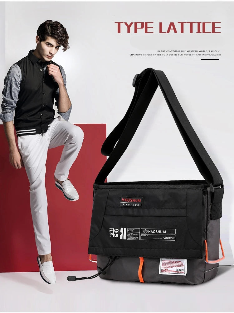 Bandolera de nailon multiusos para hombre | Versátil