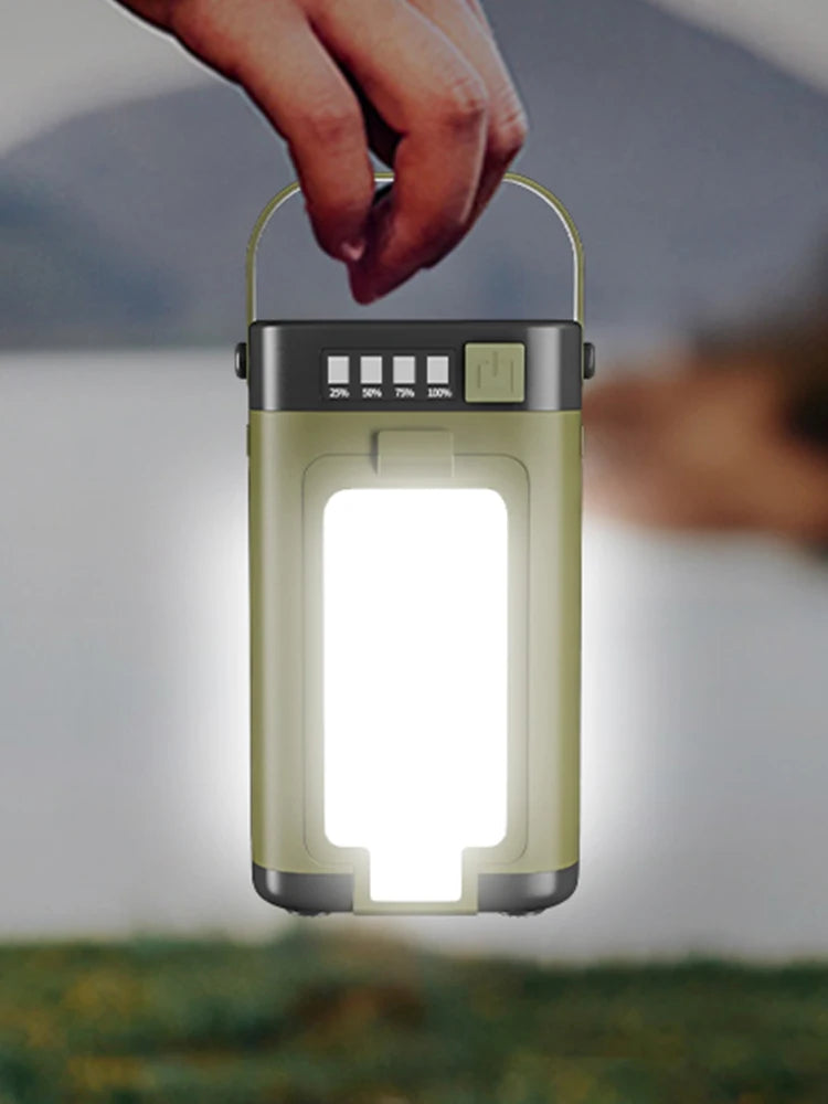 Rechargeable Waterproof Solar Camping Lantern | Portable & Foldable